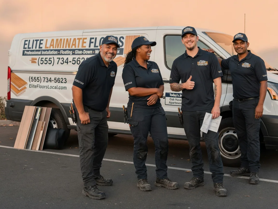 Laminate flooring installation company in Lequire, OK